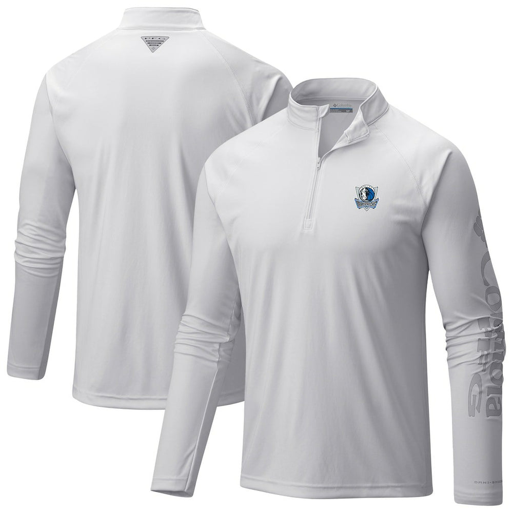 NBA Dallas Mavericks Terminal Tackle Raglan Omni-Shade Quarter-Zip Jacket sale