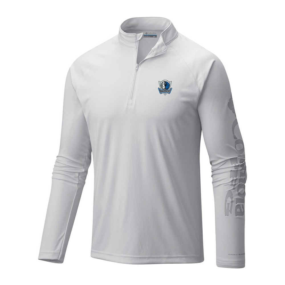 NBA Dallas Mavericks Terminal Tackle Raglan Omni-Shade Quarter-Zip Jacket sale