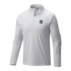 NBA Golden State Warriors Terminal Tackle Raglan Omni-Shade Quarter-Zip Jacket sale