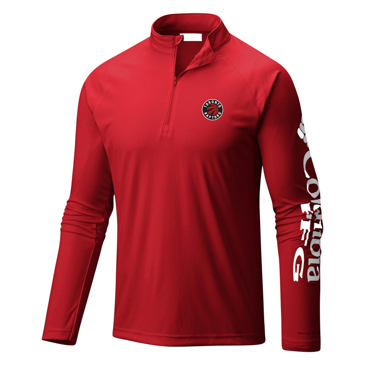 NBA Toronto Raptors Terminal Tackle Raglan Omni-Shade Quarter-Zip Jacket