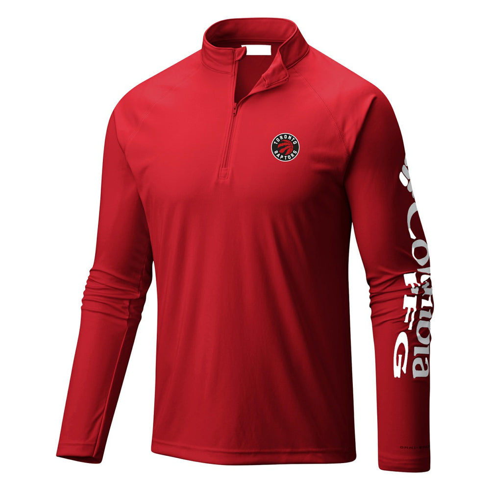 NBA Toronto Raptors Terminal Tackle Raglan Omni-Shade Quarter-Zip Jacket