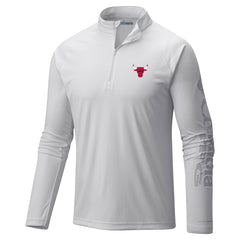 NBA Chicago Bulls Terminal Tackle Raglan Omni-Shade Quarter-Zip Jacket