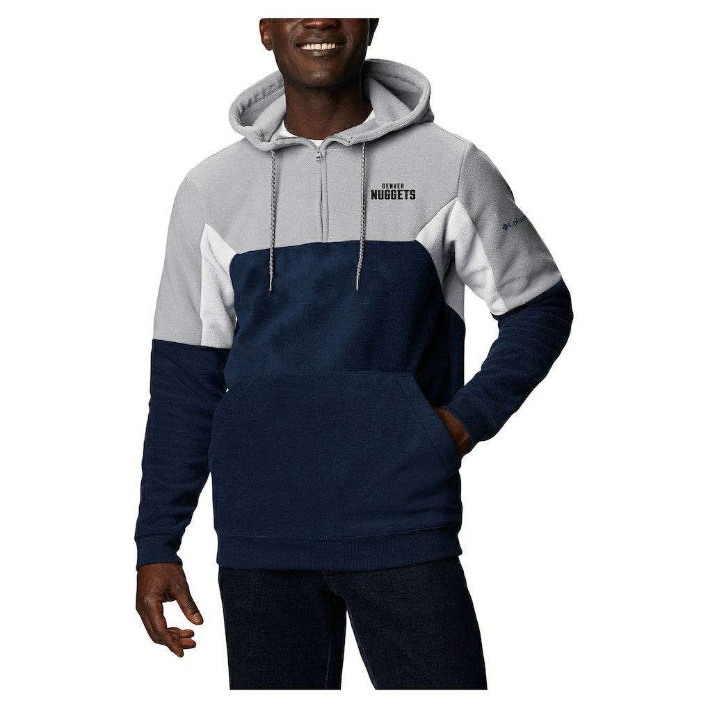NBA Denver Nuggets Lodge Quarter-Zip Hoodie sale