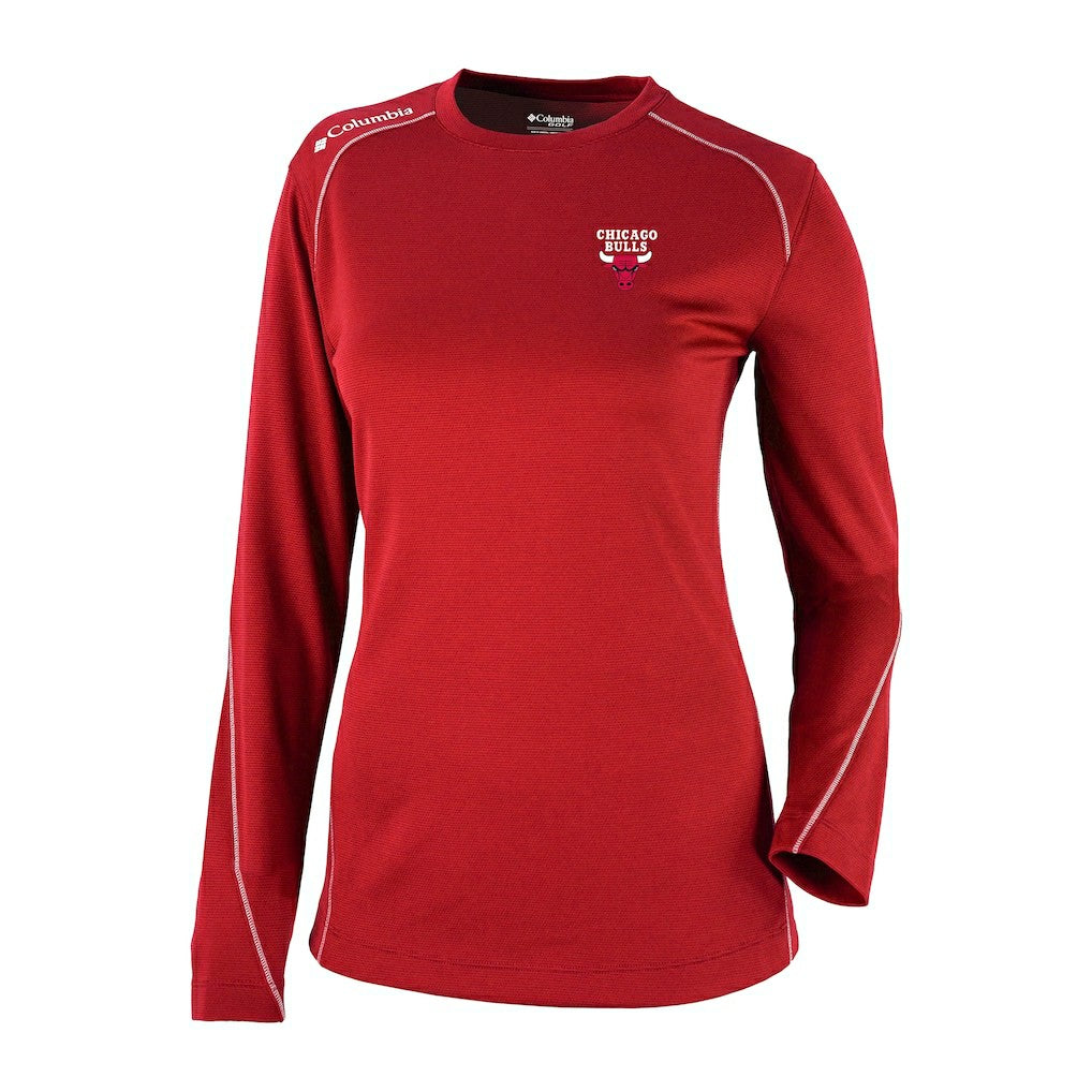 NBA Chicago Bulls Women's Omni-Wick Shotgun Pullover Top
