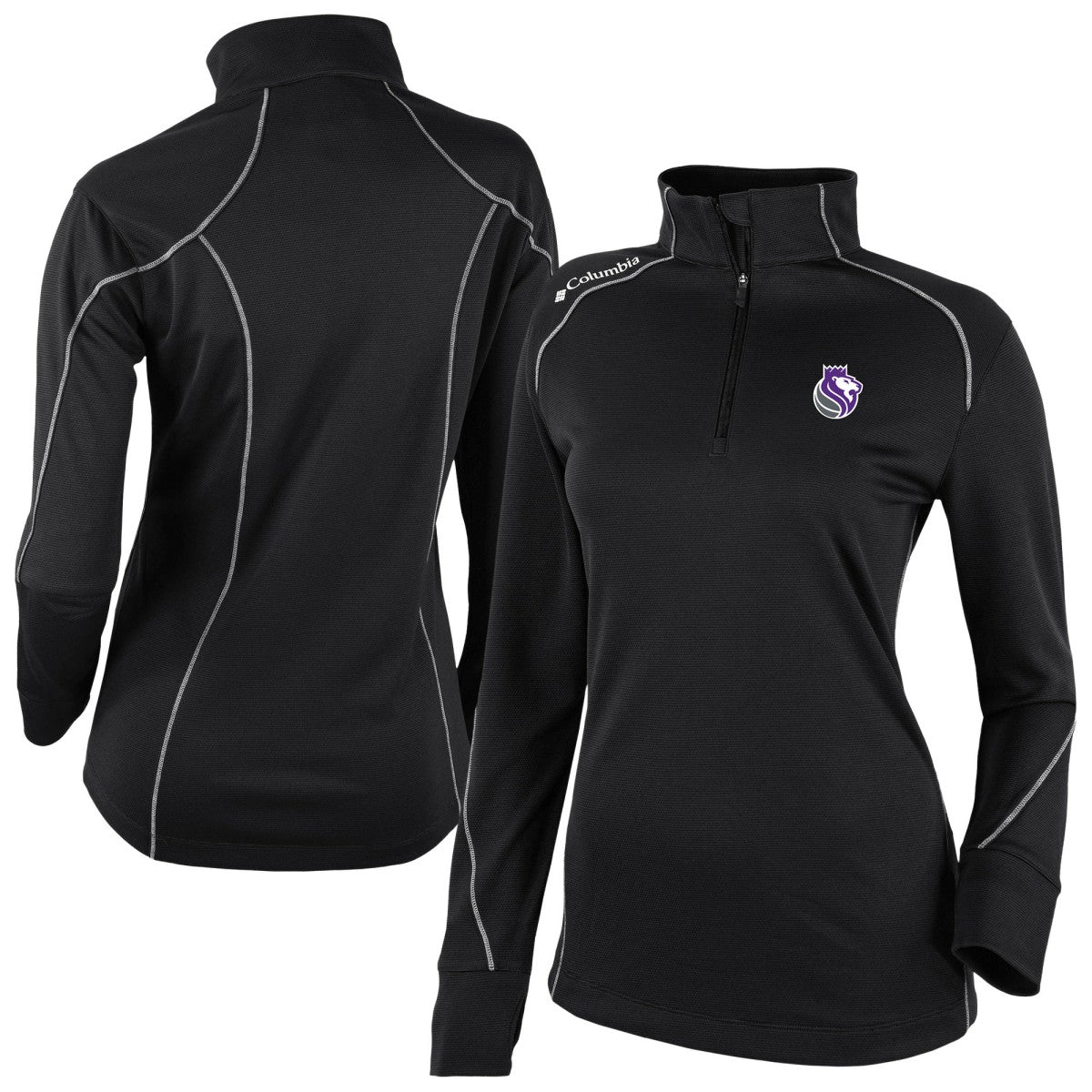 NBA Sacramento Kings Women's Omni-Wick Shotgun 2.0 Quarter-Zip Pullover Top