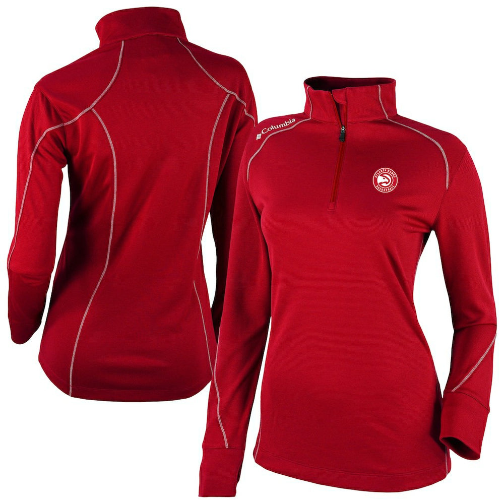 NBA Atlanta Hawks Women's Omni-Wick Shotgun 2.0 Quarter-Zip Pullover Top