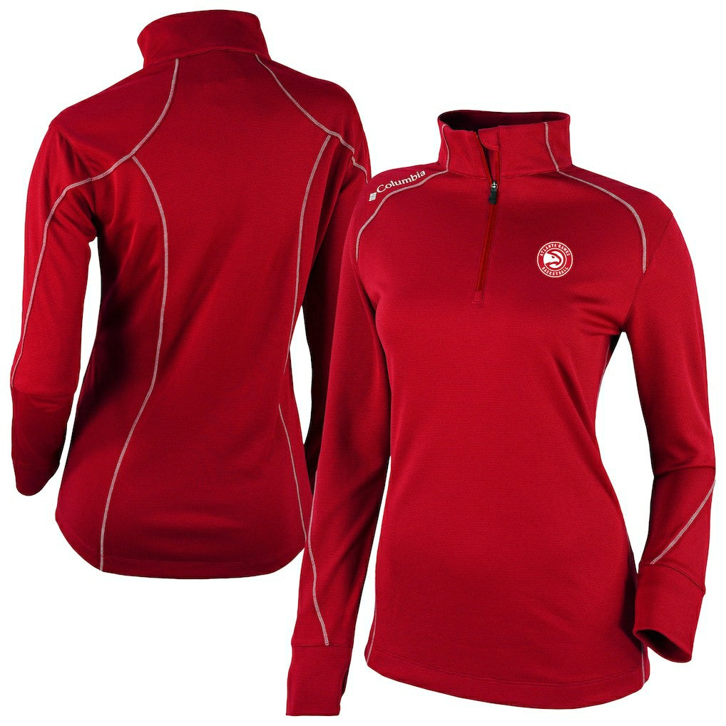 NBA Atlanta Hawks Women's Omni-Wick Shotgun 2.0 Quarter-Zip Pullover Top