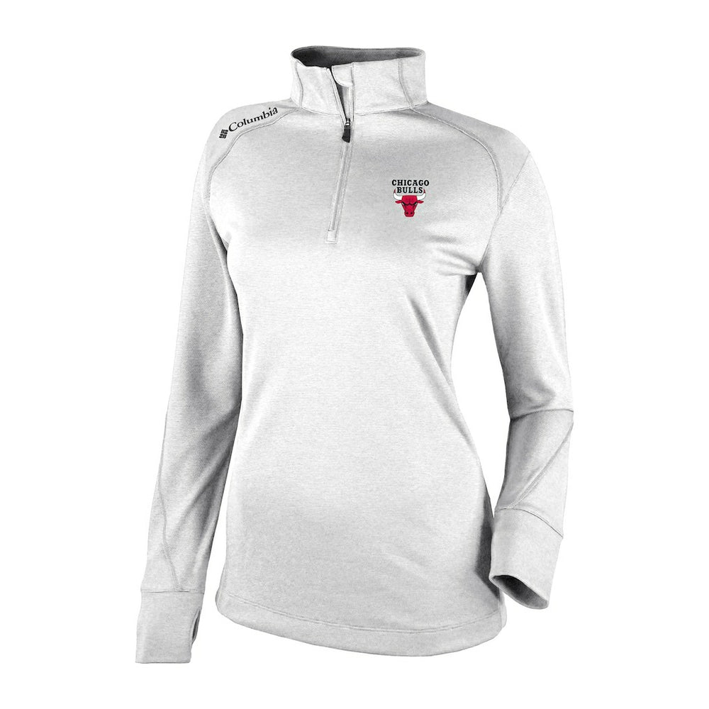 NBA Chicago Bulls Women's Omni-Wick Shotgun 2.0 Quarter-Zip Pullover Top