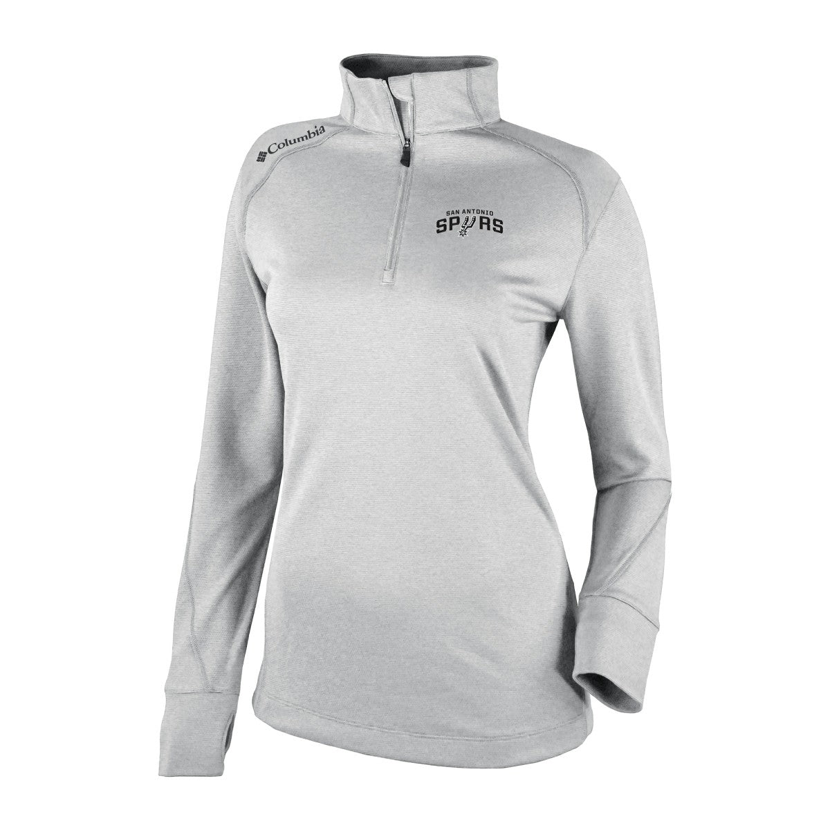 NBA San Antonio Spurs Women's Omni-Wick Shotgun 2.0 Quarter-Zip Pullover Top