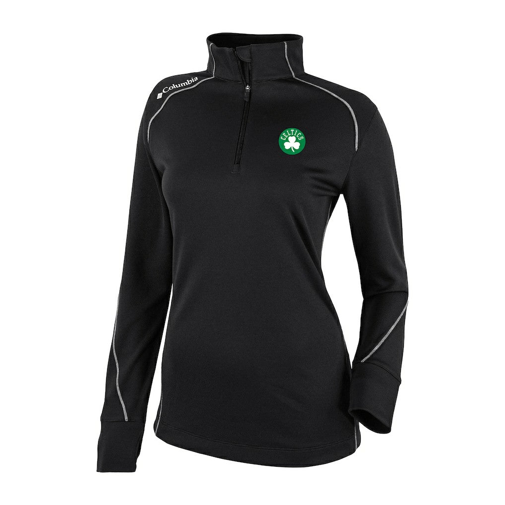 NBA Boston Celtics Women's Omni-Wick Shotgun 2.0 Quarter-Zip Pullover Top