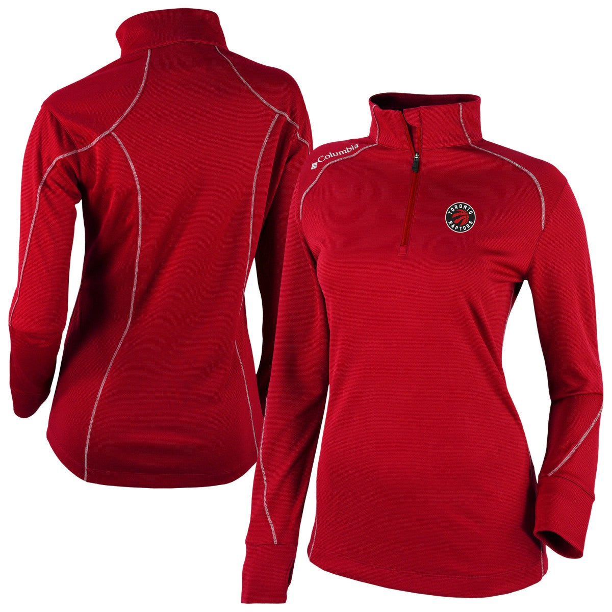 NBA Toronto Raptors Women's Omni-Wick Shotgun 2.0 Quarter-Zip Pullover Top