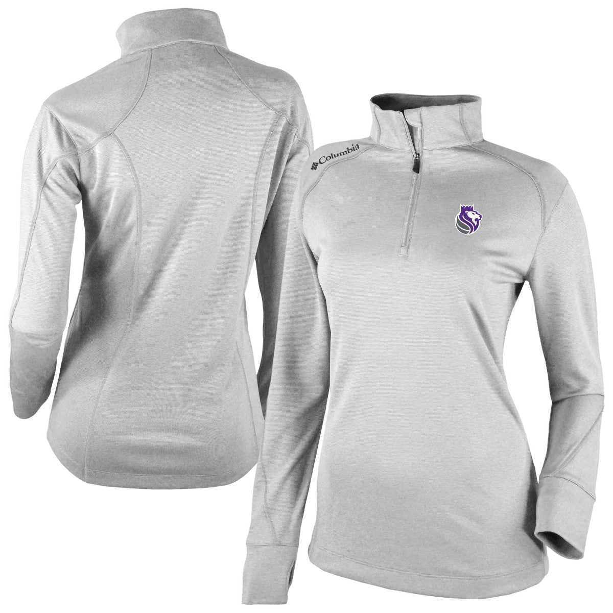 NBA Sacramento Kings Women's Omni-Wick Shotgun 2.0 Quarter-Zip Pullover Top