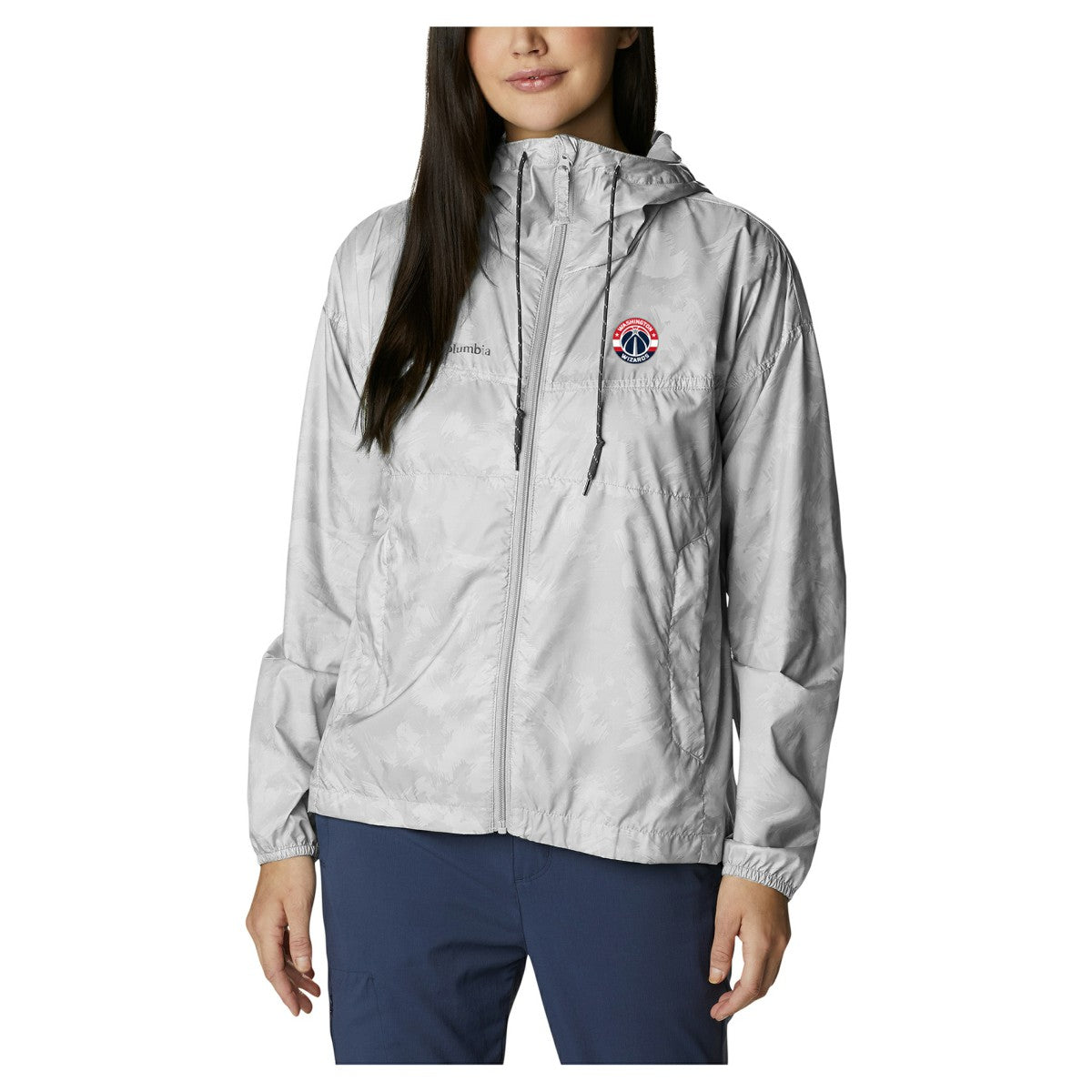NBA Washington Wizards Women's Flash Challenger II Omni-Shade Full-Zip Windbreaker Jacket
