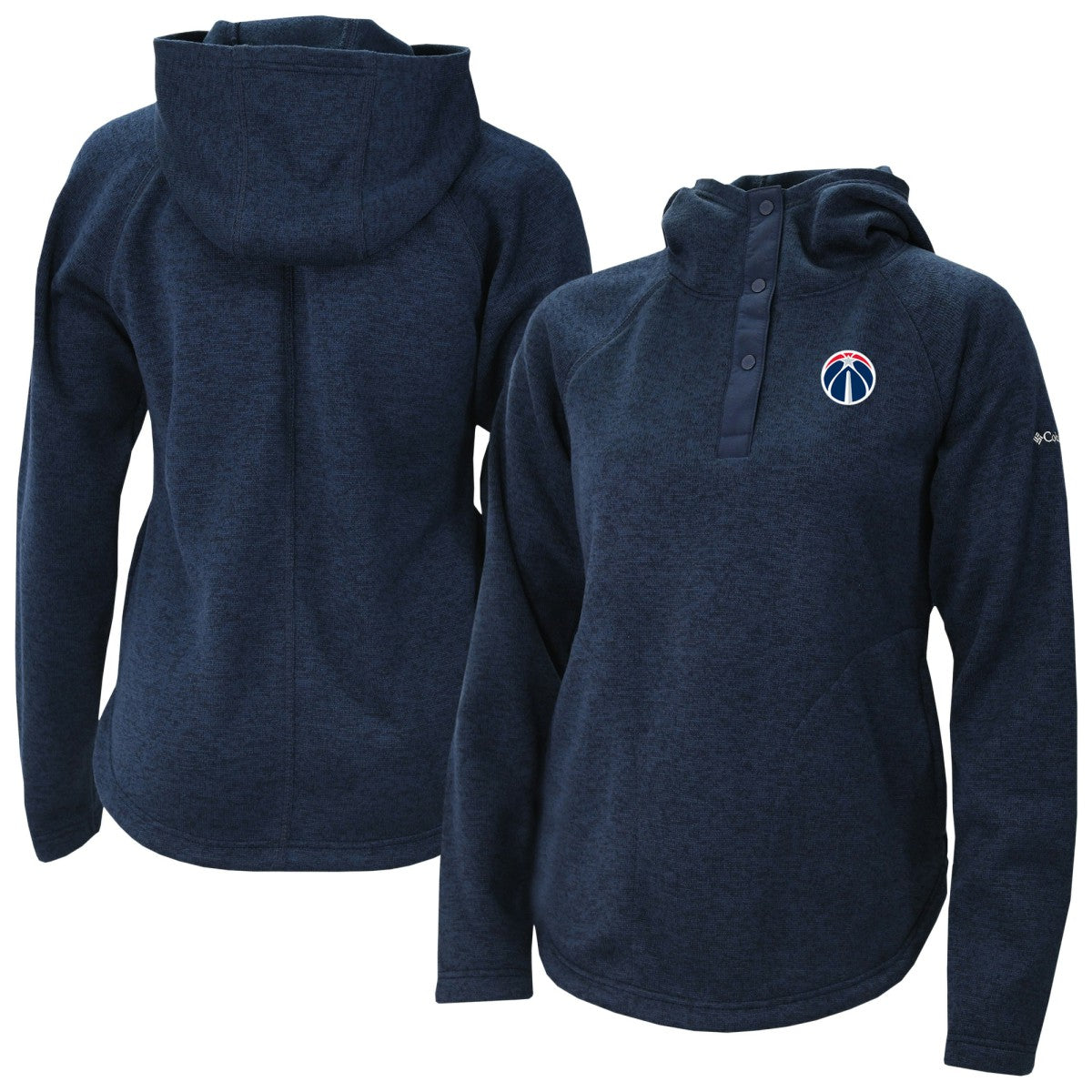 NBA Washington Wizards Women's Sweater Weather Quarter-Snap Hoodie