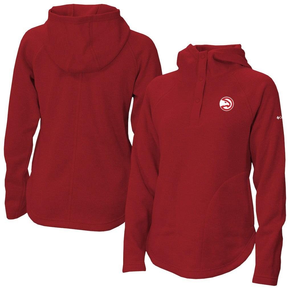 NBA Atlanta Hawks Women's Sweater Weather Quarter-Snap Hoodie