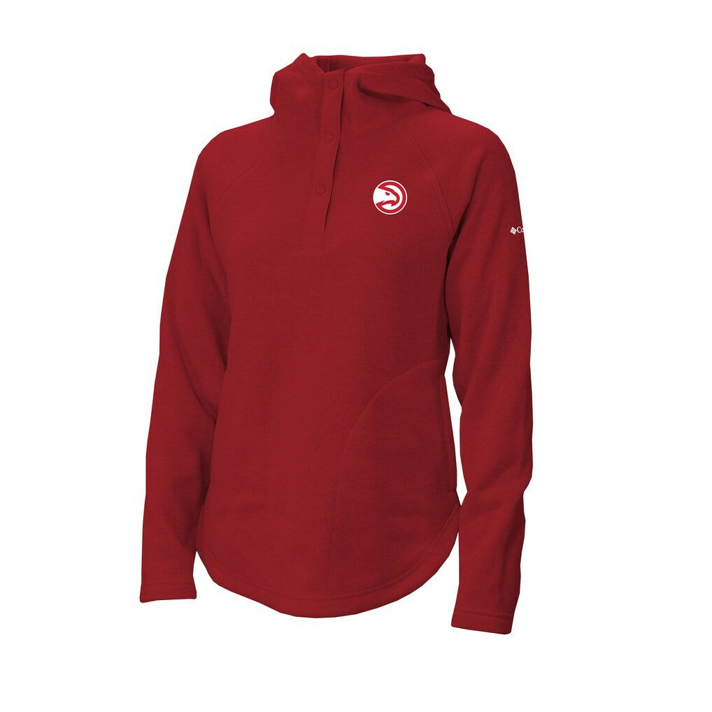 NBA Atlanta Hawks Women's Sweater Weather Quarter-Snap Hoodie