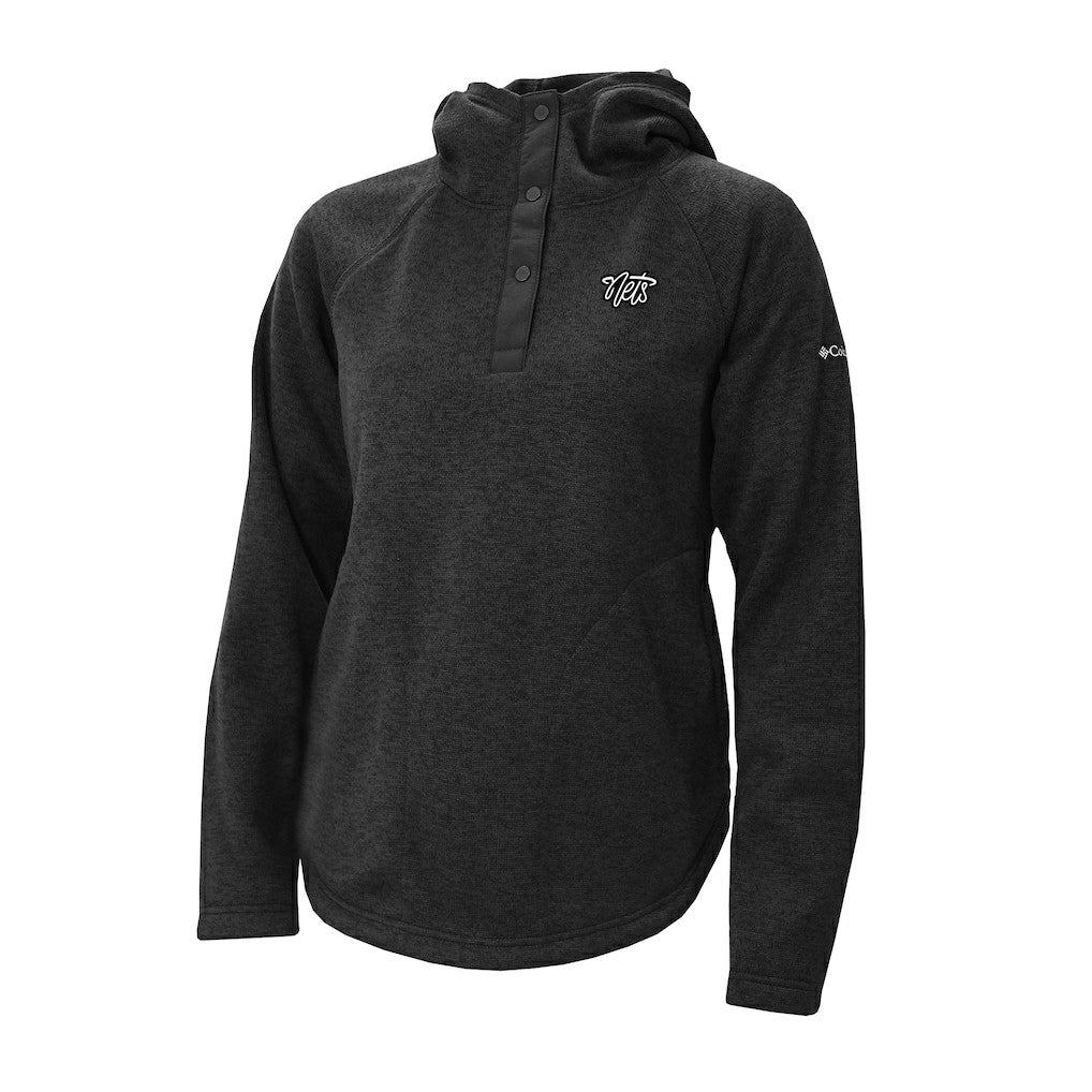 NBA Brooklyn Nets Women's Sweater Weather Quarter-Snap Hoodie