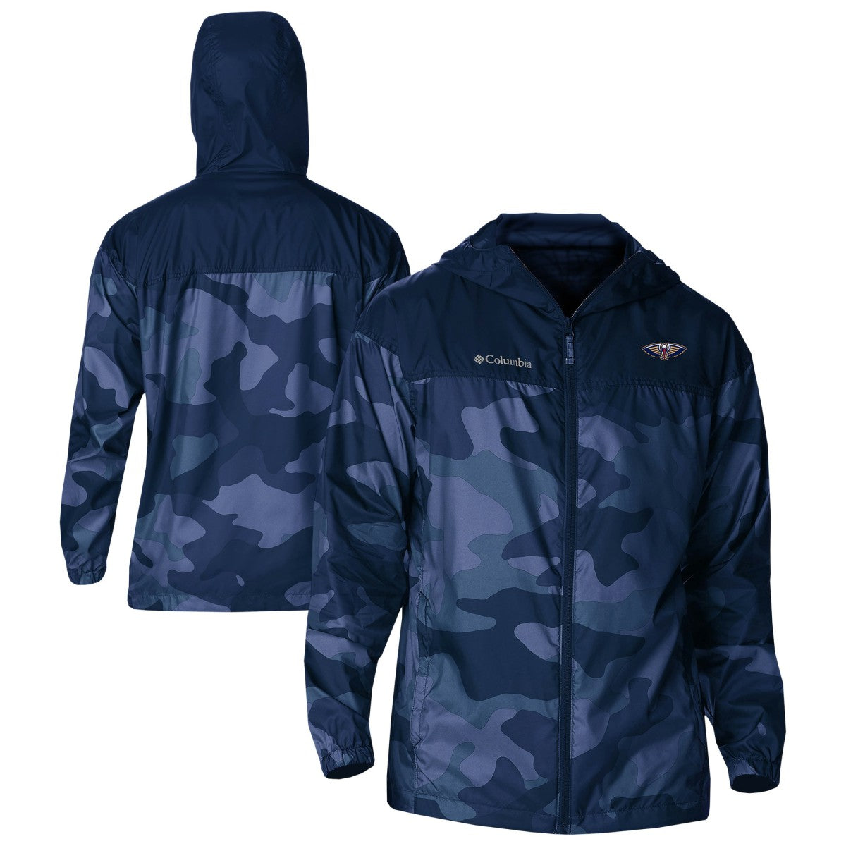 NBA New Orleans Pelicans Flash Challenger Windbreaker Jacket