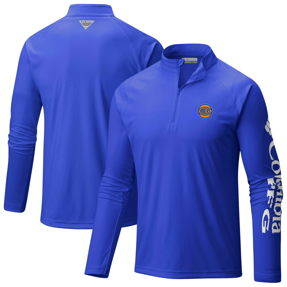 NBA New York Knicks PFG Terminal Tackle Quarter-Zip Top