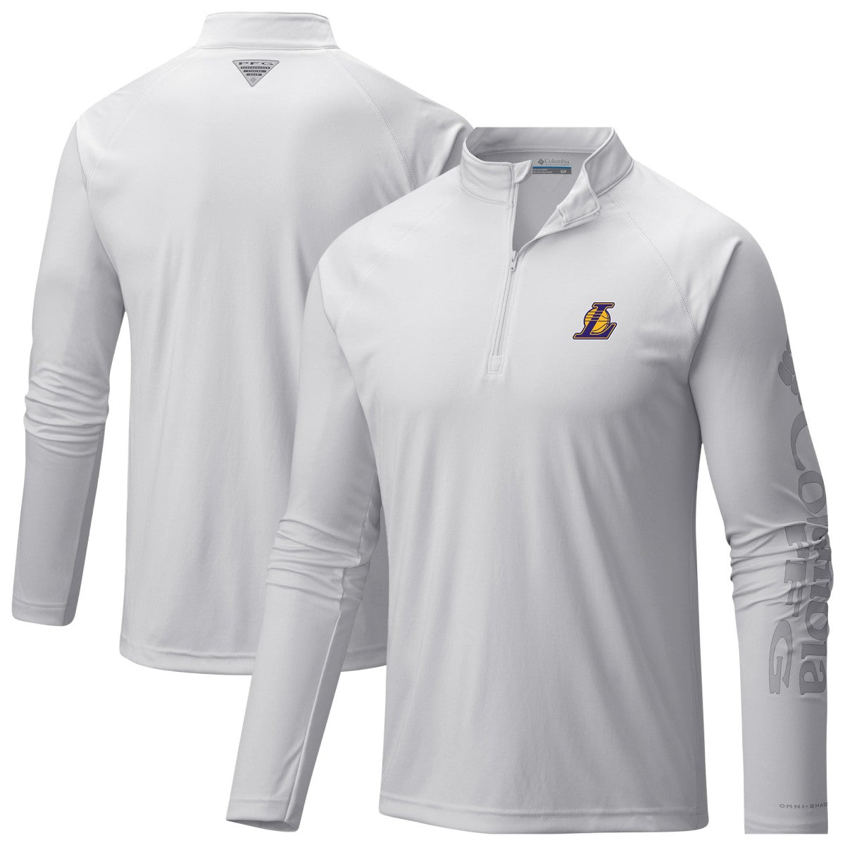 NBA Los Angeles Lakers PFG Terminal Tackle Quarter-Zip Top