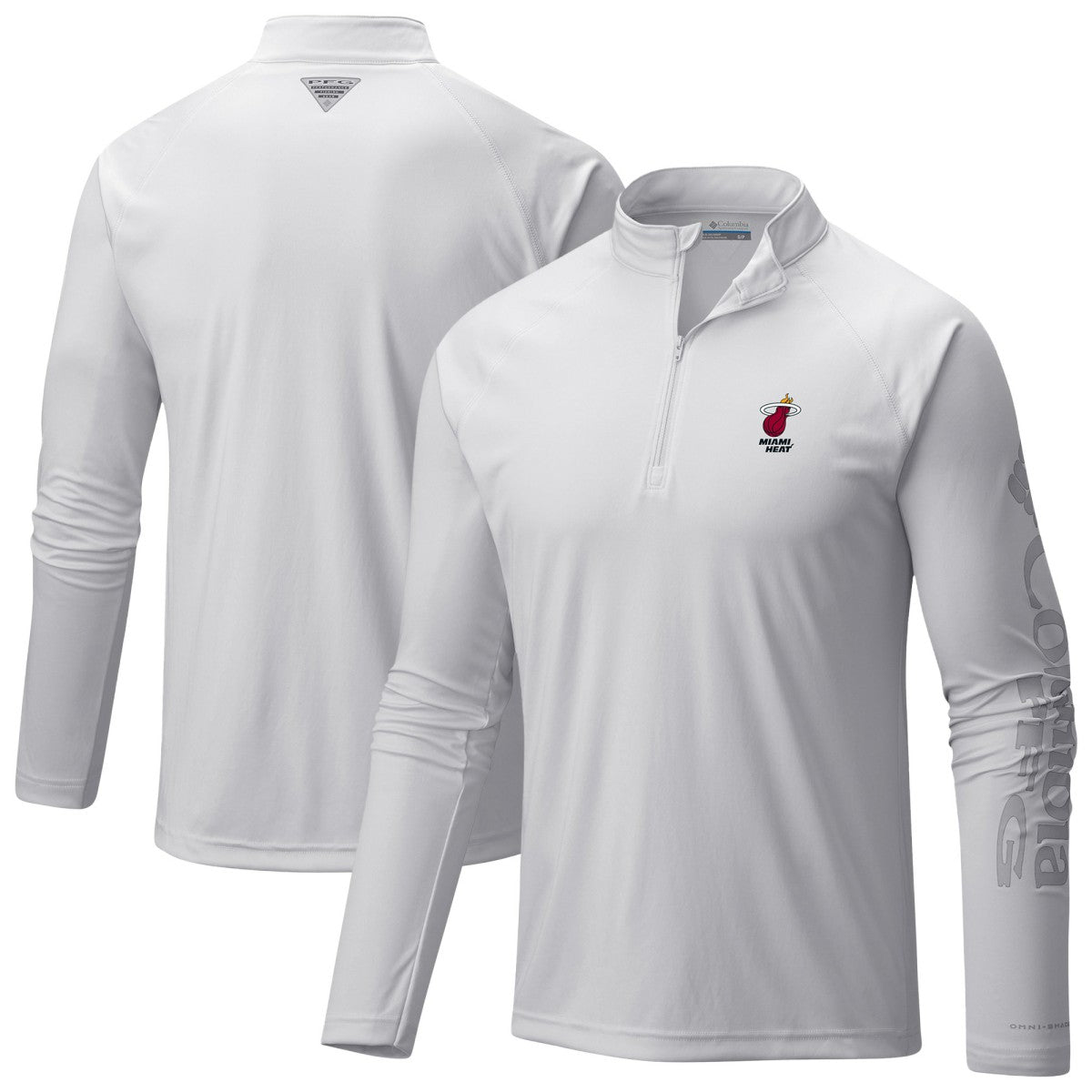 NBA Miami Heat PFG Terminal Tackle Quarter-Zip Top