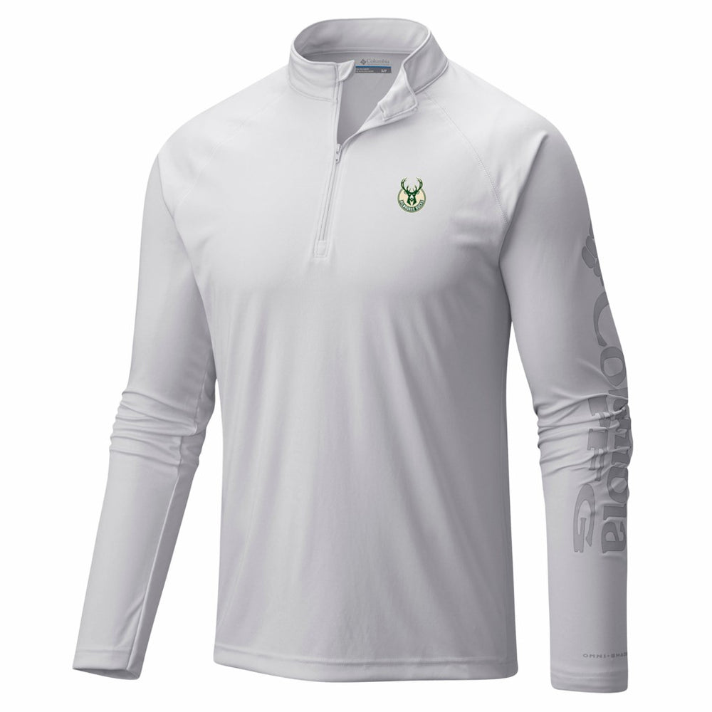 NBA Milwaukee Bucks PFG Terminal Tackle Quarter-Zip Top