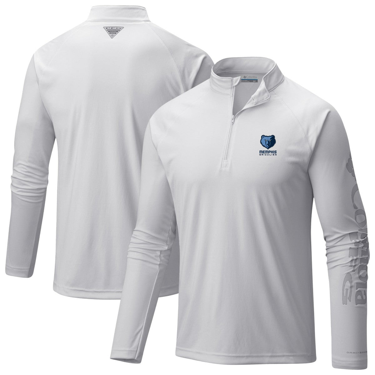 NBA Memphis Grizzlies PFG Terminal Tackle Quarter-Zip Top