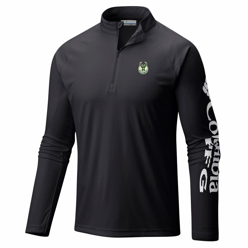 NBA Milwaukee Bucks PFG Terminal Tackle Quarter-Zip Top