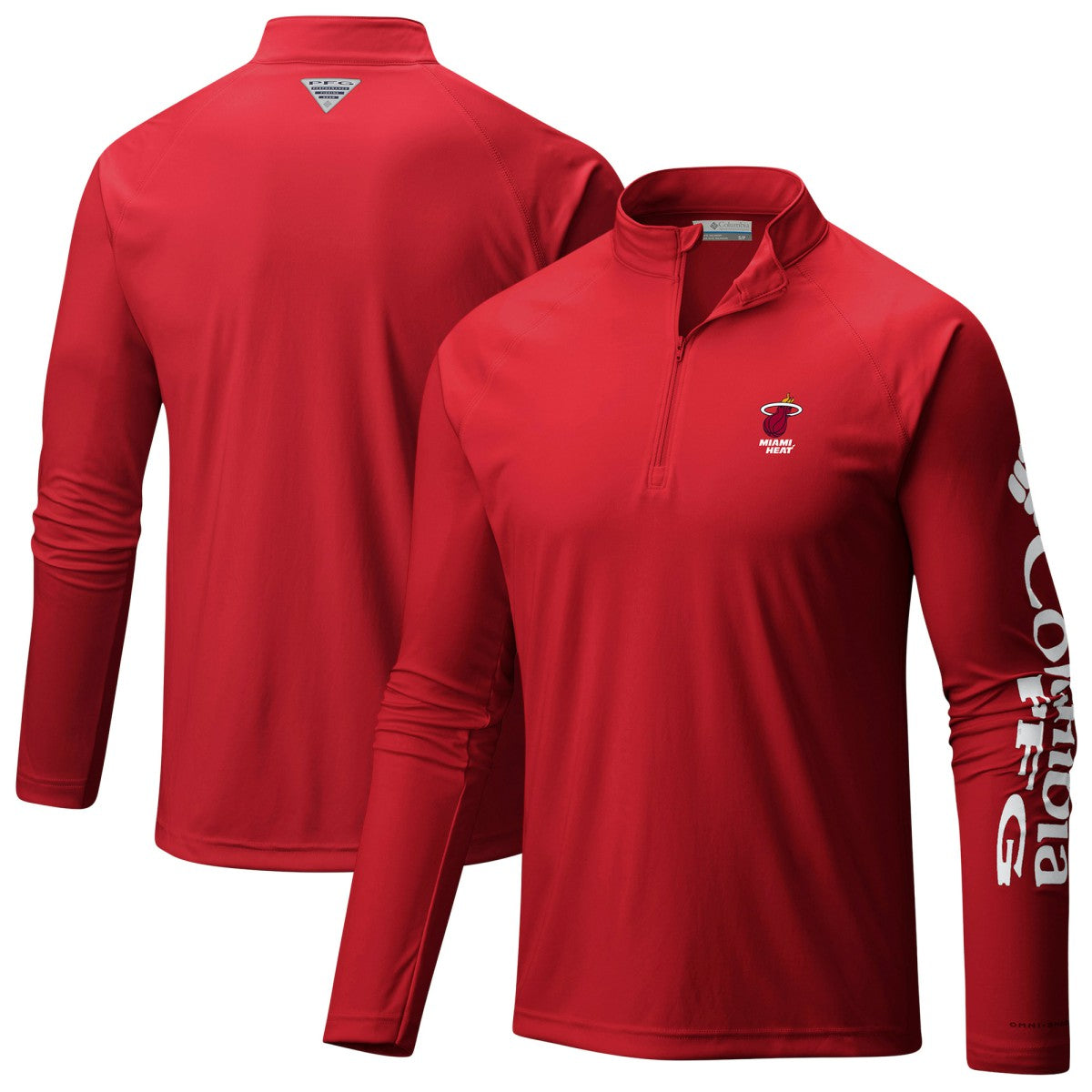 NBA Miami Heat PFG Terminal Tackle Quarter-Zip Top