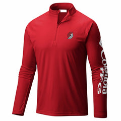 NBA Portland Trail Blazers PFG Terminal Tackle Quarter-Zip Top