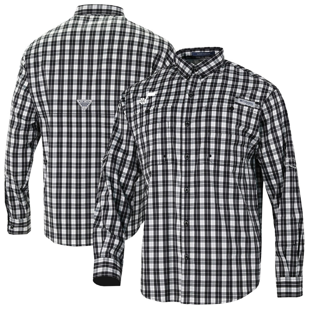 NBA Utah Jazz Super Tamiami Omni-Shade Long Sleeve Button-Down Shirt