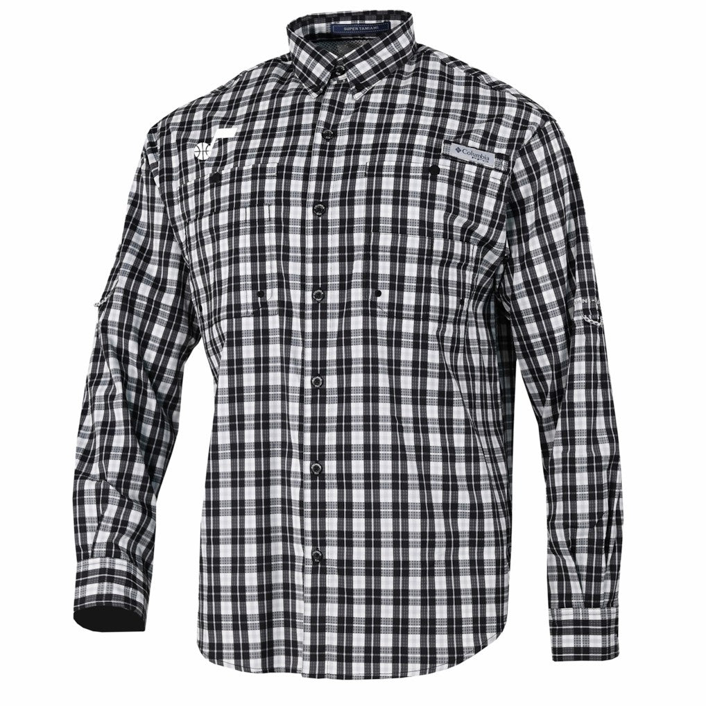 NBA Utah Jazz Super Tamiami Omni-Shade Long Sleeve Button-Down Shirt