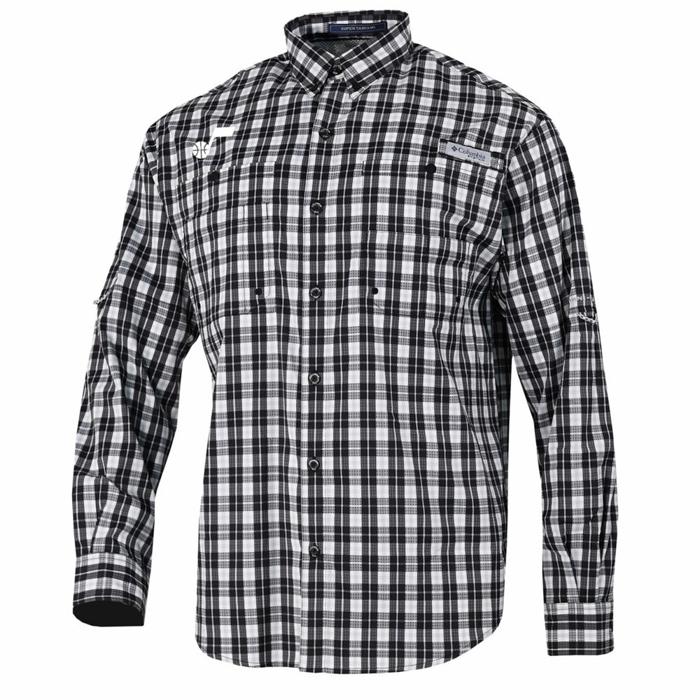 NBA Utah Jazz Super Tamiami Omni-Shade Long Sleeve Button-Down Shirt
