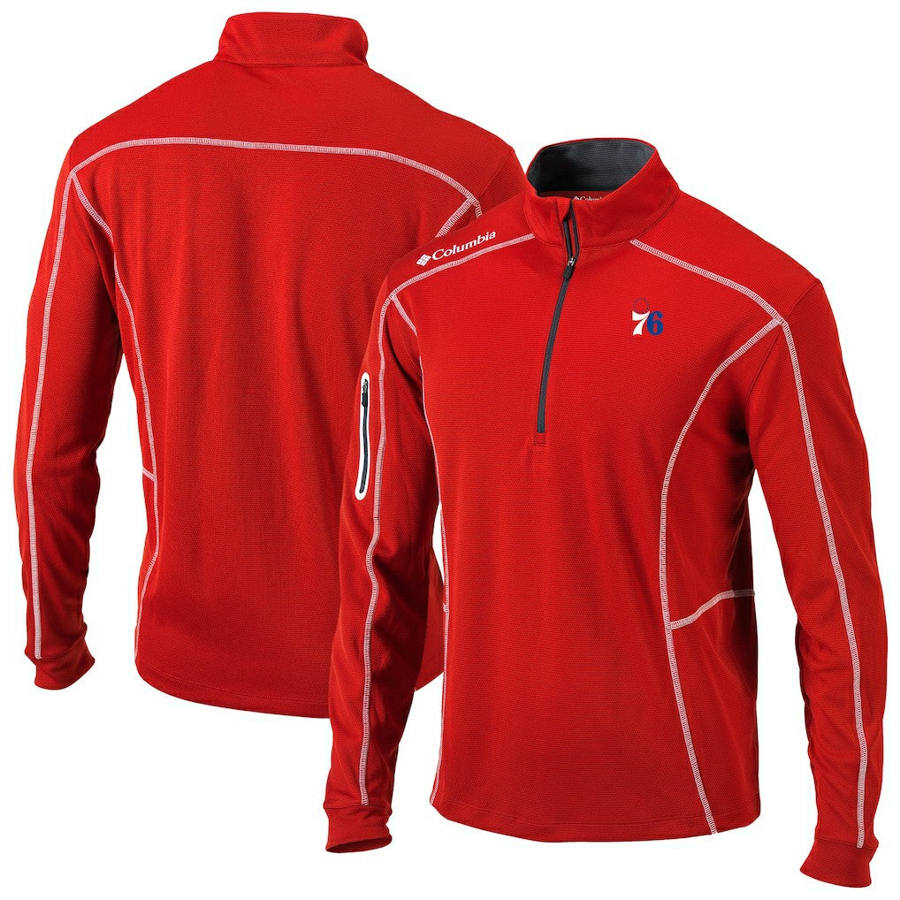 NBA Philadelphia 76ers Omni-Wick Shotgun Quarter-Zip Jacket