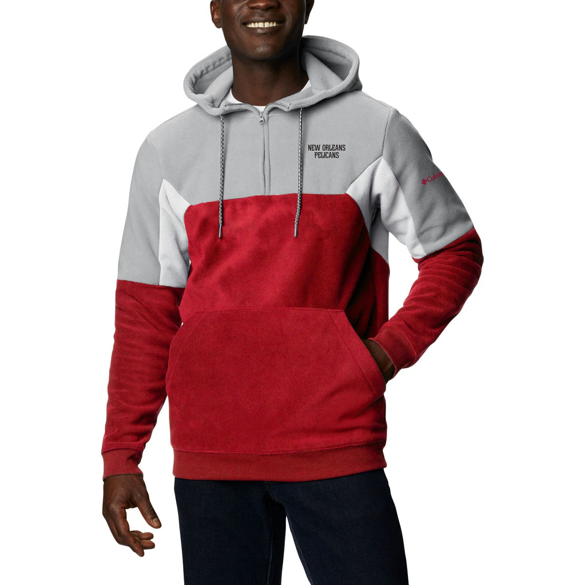 NBA New Orleans Pelicans Men's Lodge Quarter-Zip Hoodie