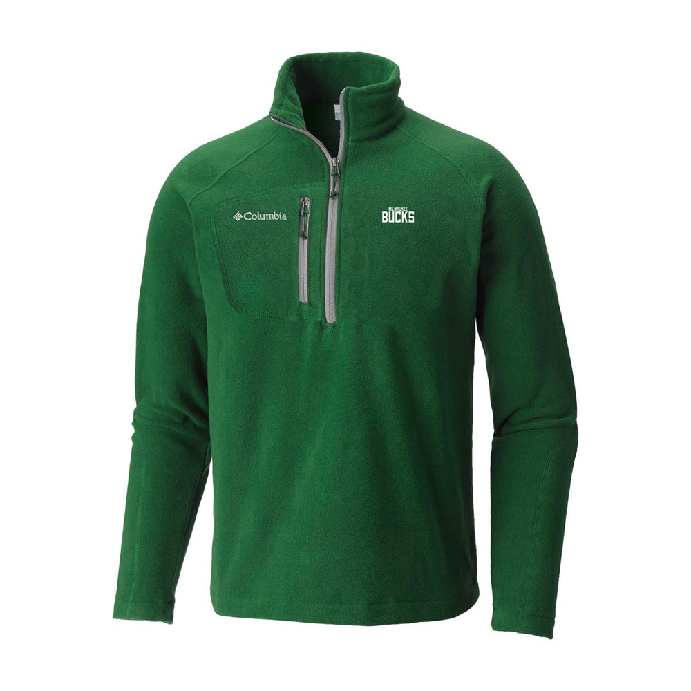 NBA Milwaukee Bucks Fast Trek III Half-Zip Fleece Pullover