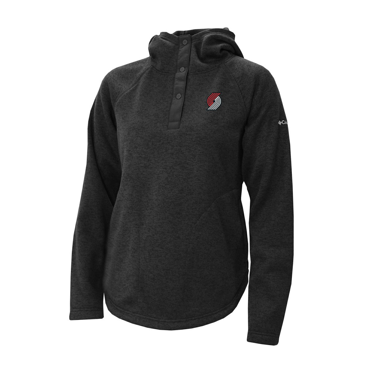 NBA Portland Trail Blazers Women's Sweater Weather Quarter-Snap Hoodie