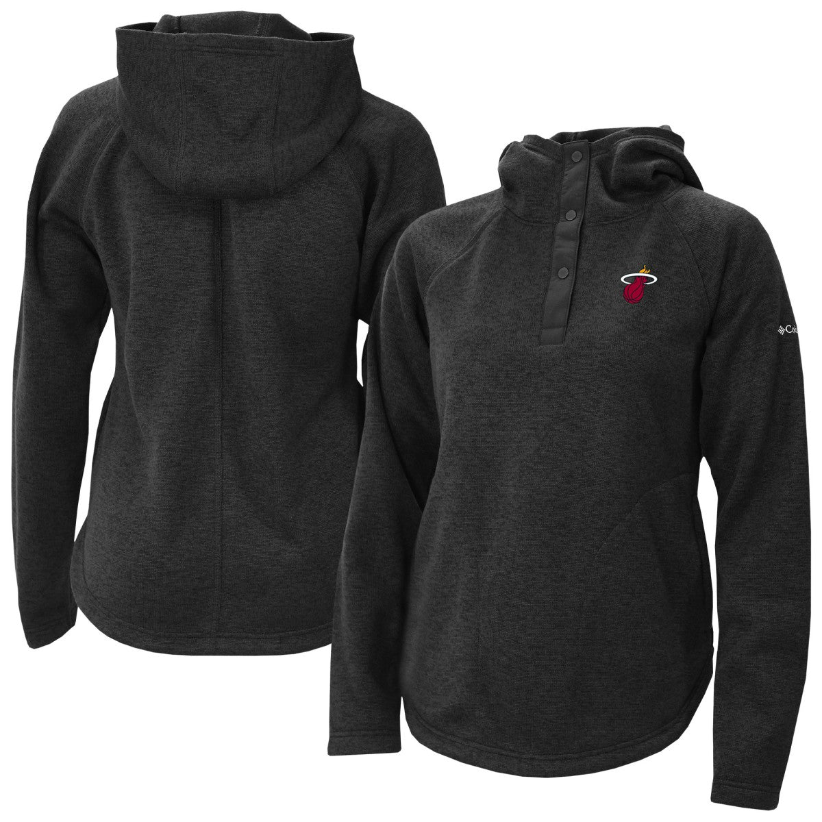 NBA Miami Heat Women's Sweater Weather Quarter-Snap Hoodie