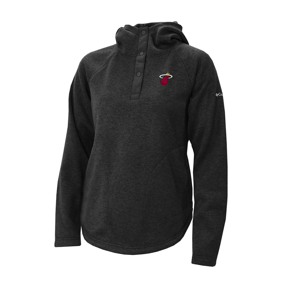 NBA Miami Heat Women's Sweater Weather Quarter-Snap Hoodie