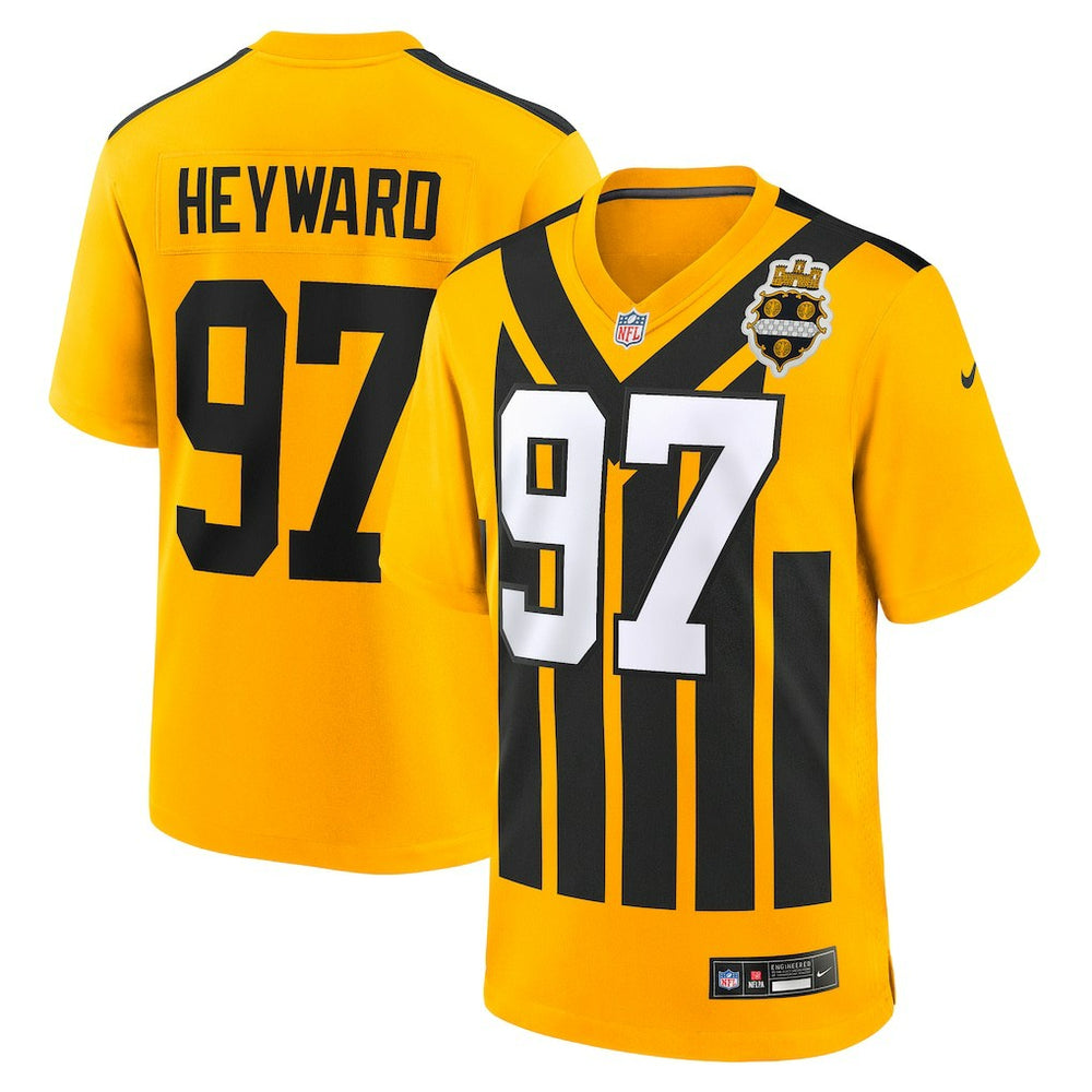 Cameron Heyward  Alternate 1933 Throwback Game Jersey - Pittsburgh Steelers