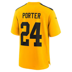 Joey Porter Jr.  Alternate 1933 Throwback Game Jersey - Pittsburgh Steelers