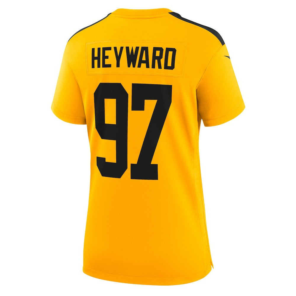 Cameron Heyward  Women's Alternate 1933 Throwback Game Jersey - Pittsburgh Steelers