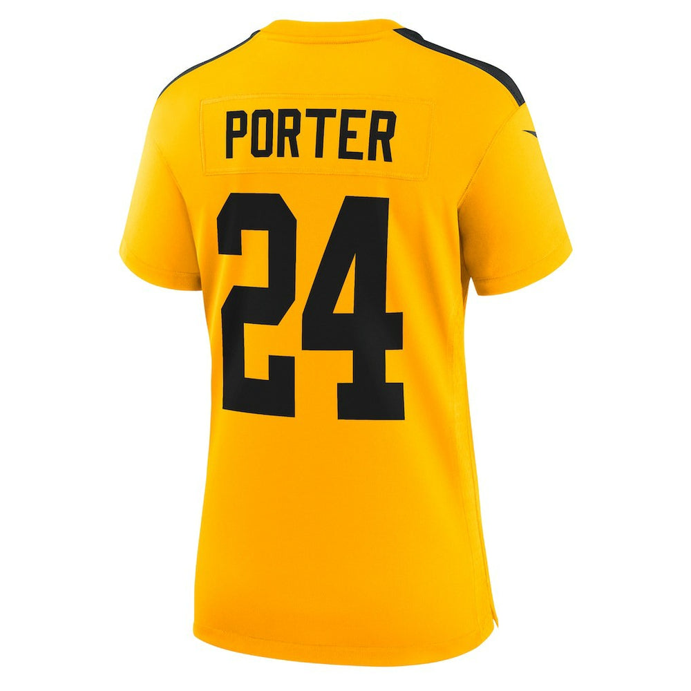 Joey Porter Jr.  Women's Alternate 1933 Throwback Game Jersey - Pittsburgh Steelers
