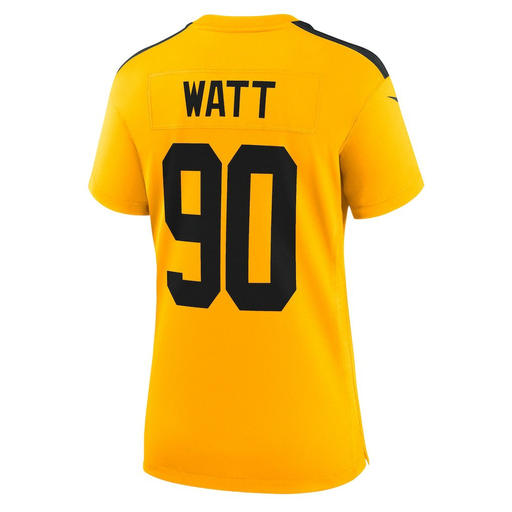 T.J. Watt  Women's Alternate 1933 Throwback Game Jersey - Pittsburgh Steelers