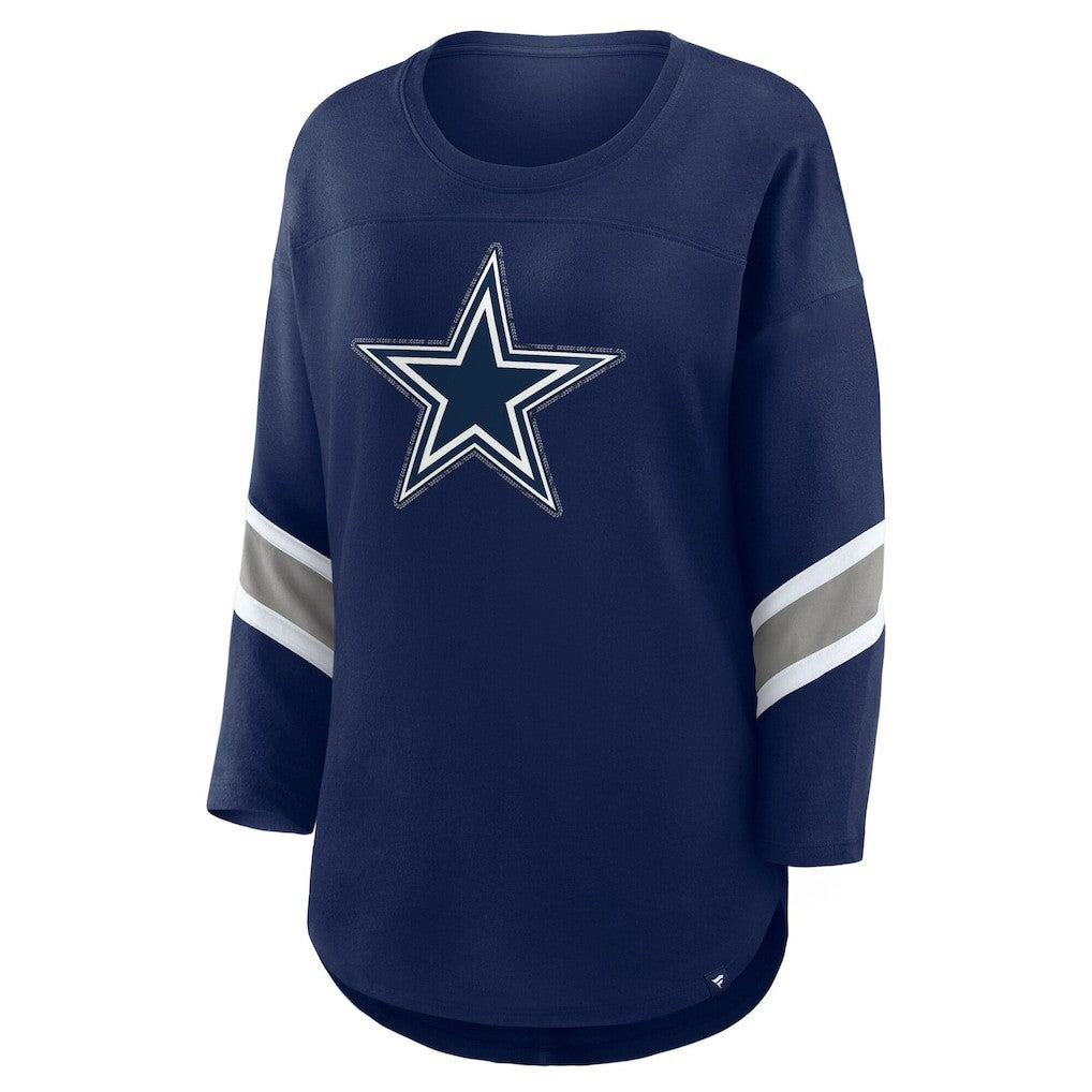 Women's Redzone Bling 3/4-Sleeve T-Shirt - Dallas Cowboys
