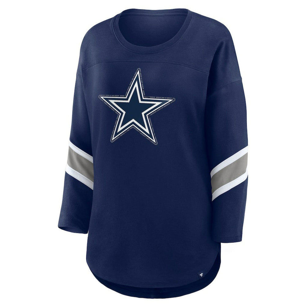 Women's Redzone Bling 3/4-Sleeve T-Shirt - Dallas Cowboys