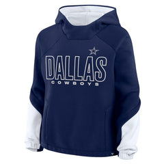 Women's Play Clock Bling Hoodie - Dallas Cowboys
