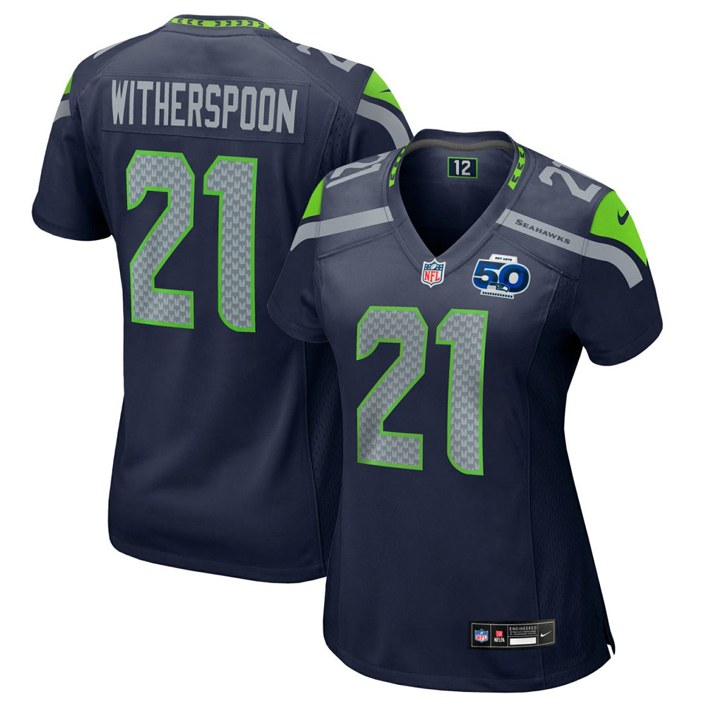 Devon Witherspoon  Women's Team 50th Season Game Jersey - Seattle Seahawks