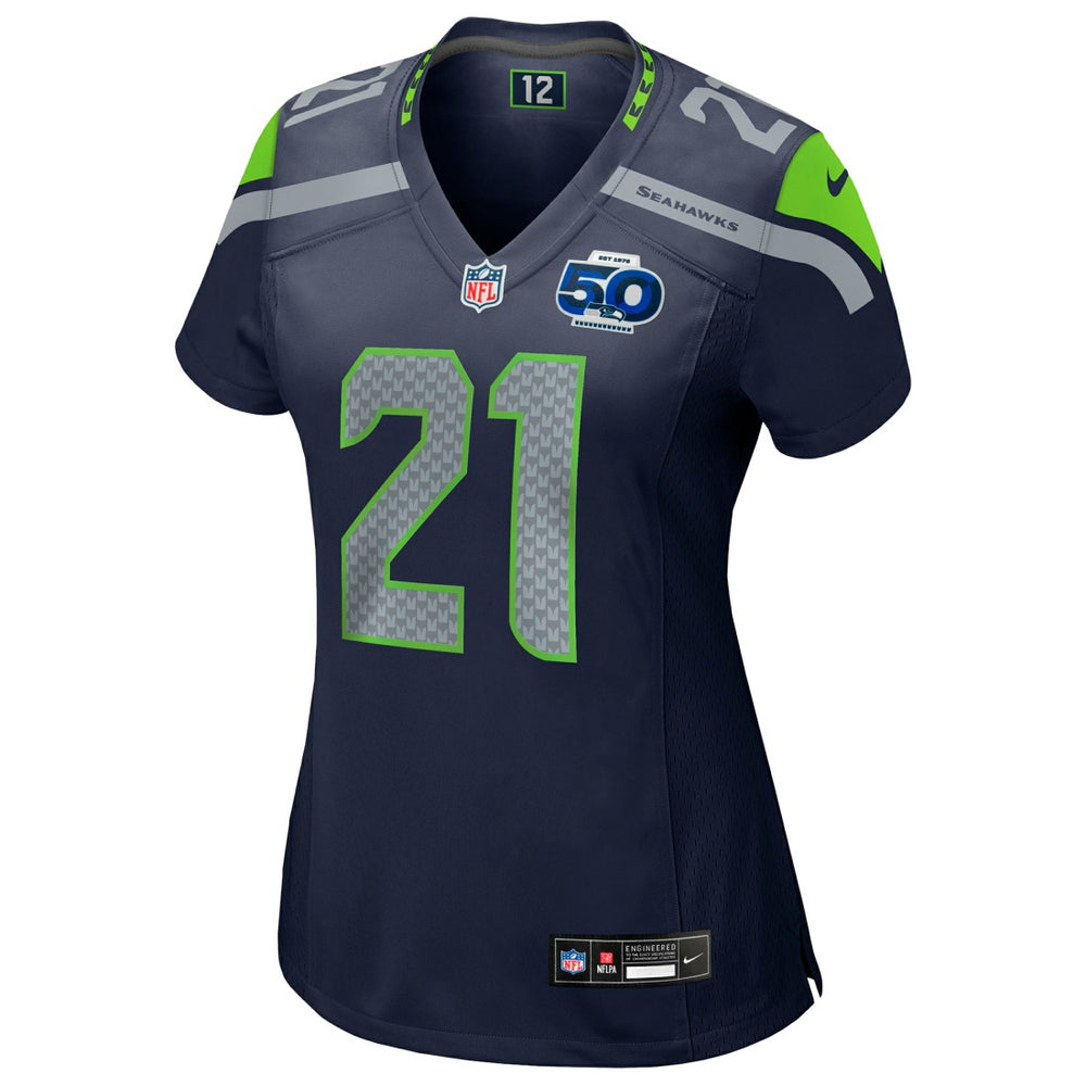 Devon Witherspoon  Women's Team 50th Season Game Jersey - Seattle Seahawks
