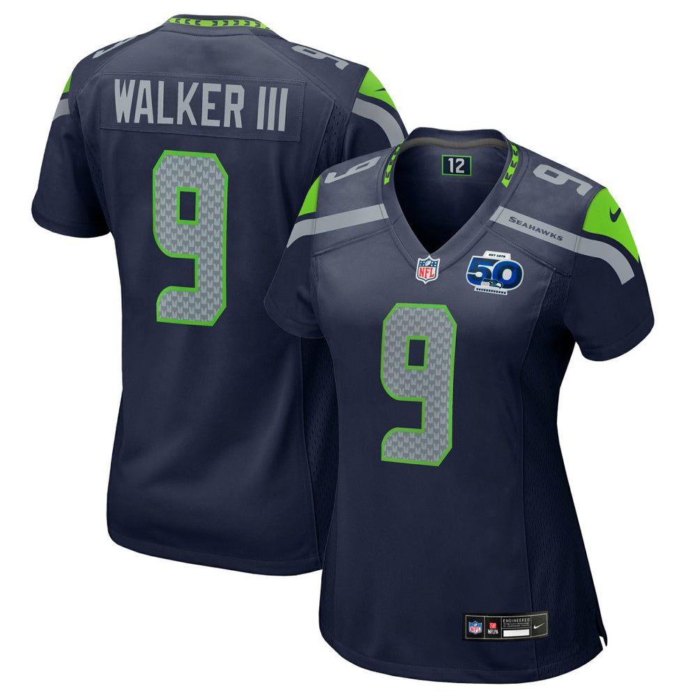 Kenneth Walker III  Women's 50th Season Game Jersey - Seattle Seahawks